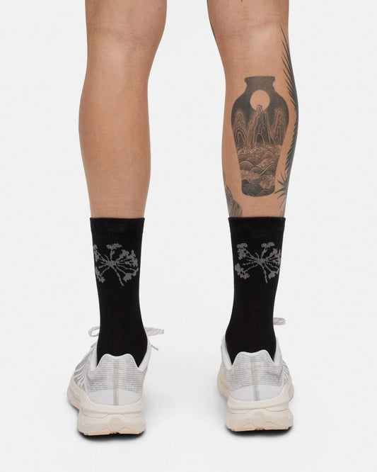 Pattern Active Sock Black Beauty / Reflective