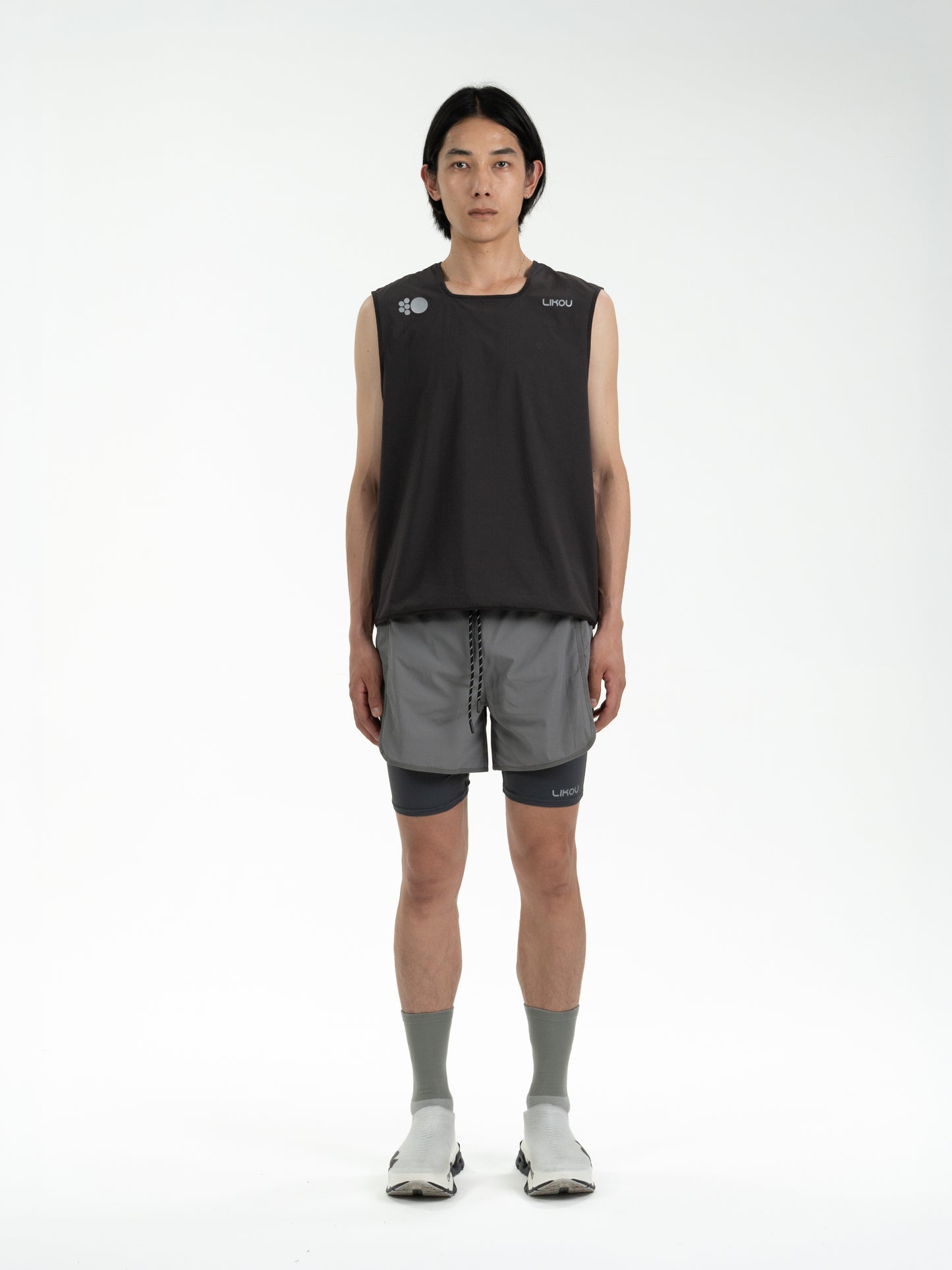 Motion 2in1 Shorts CEMENT