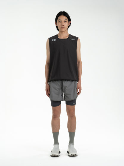 Motion 2in1 Shorts CEMENT