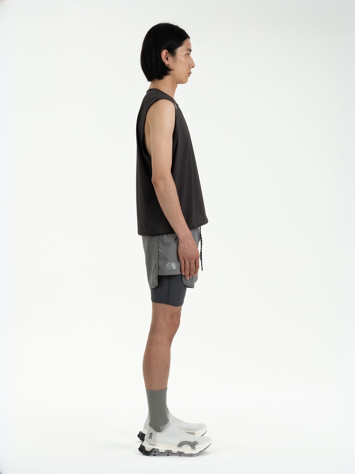 Motion 2in1 Shorts CEMENT