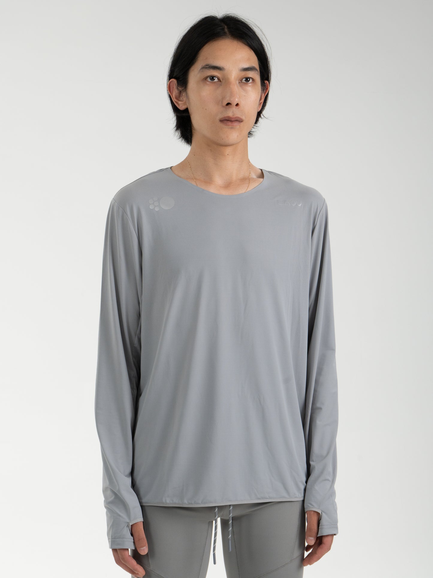 Motion L/S Tee CEMENT