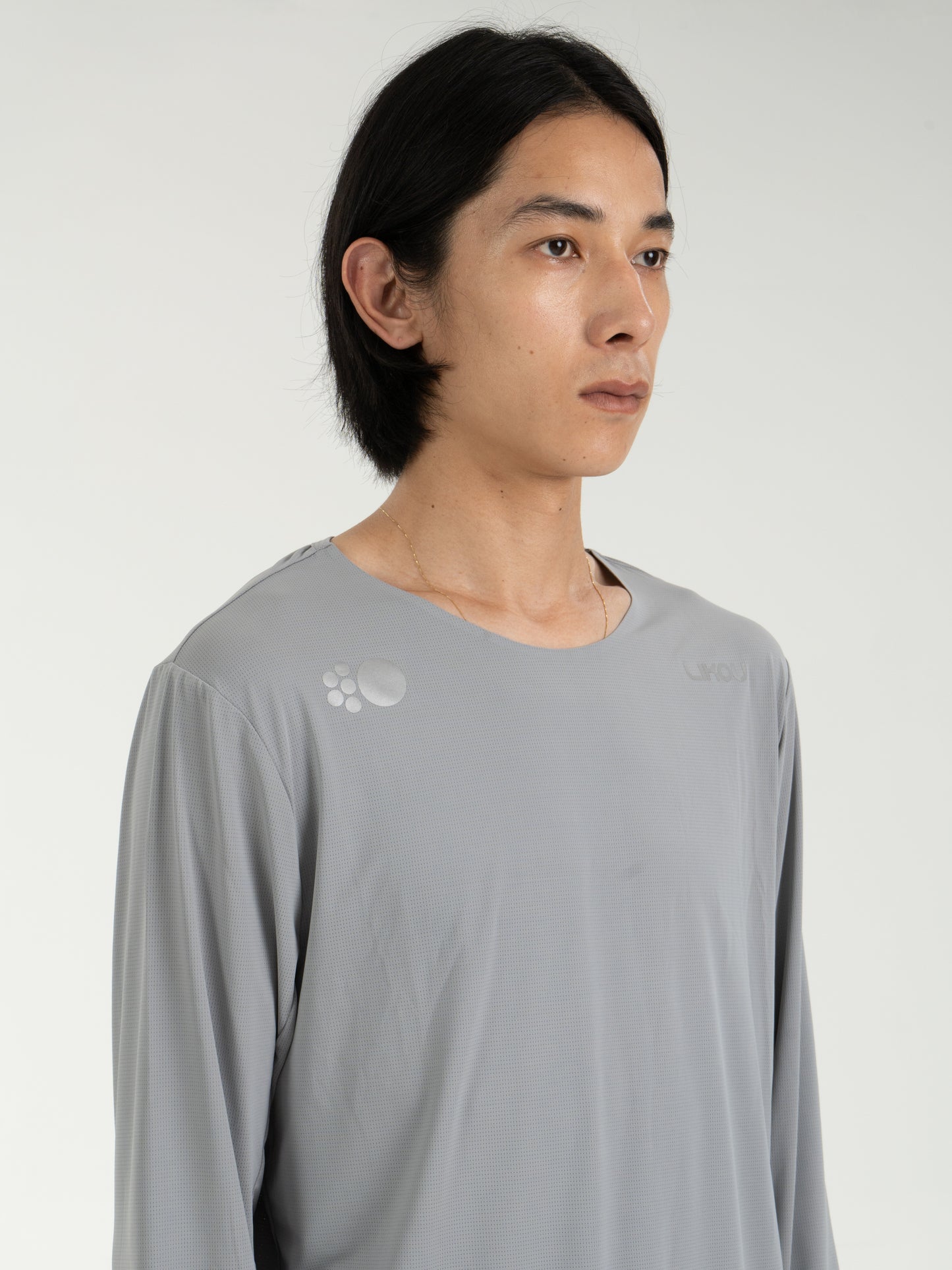 Motion L/S Tee CEMENT