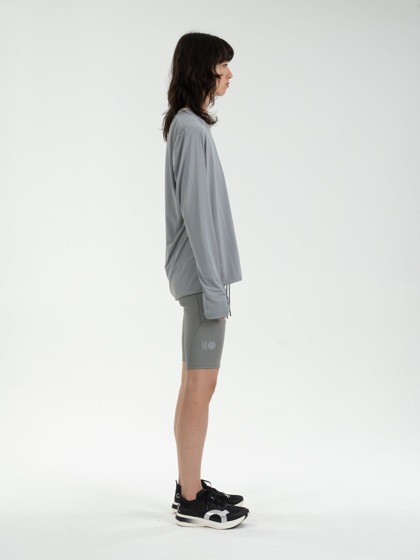 Motion L/S Tee CEMENT