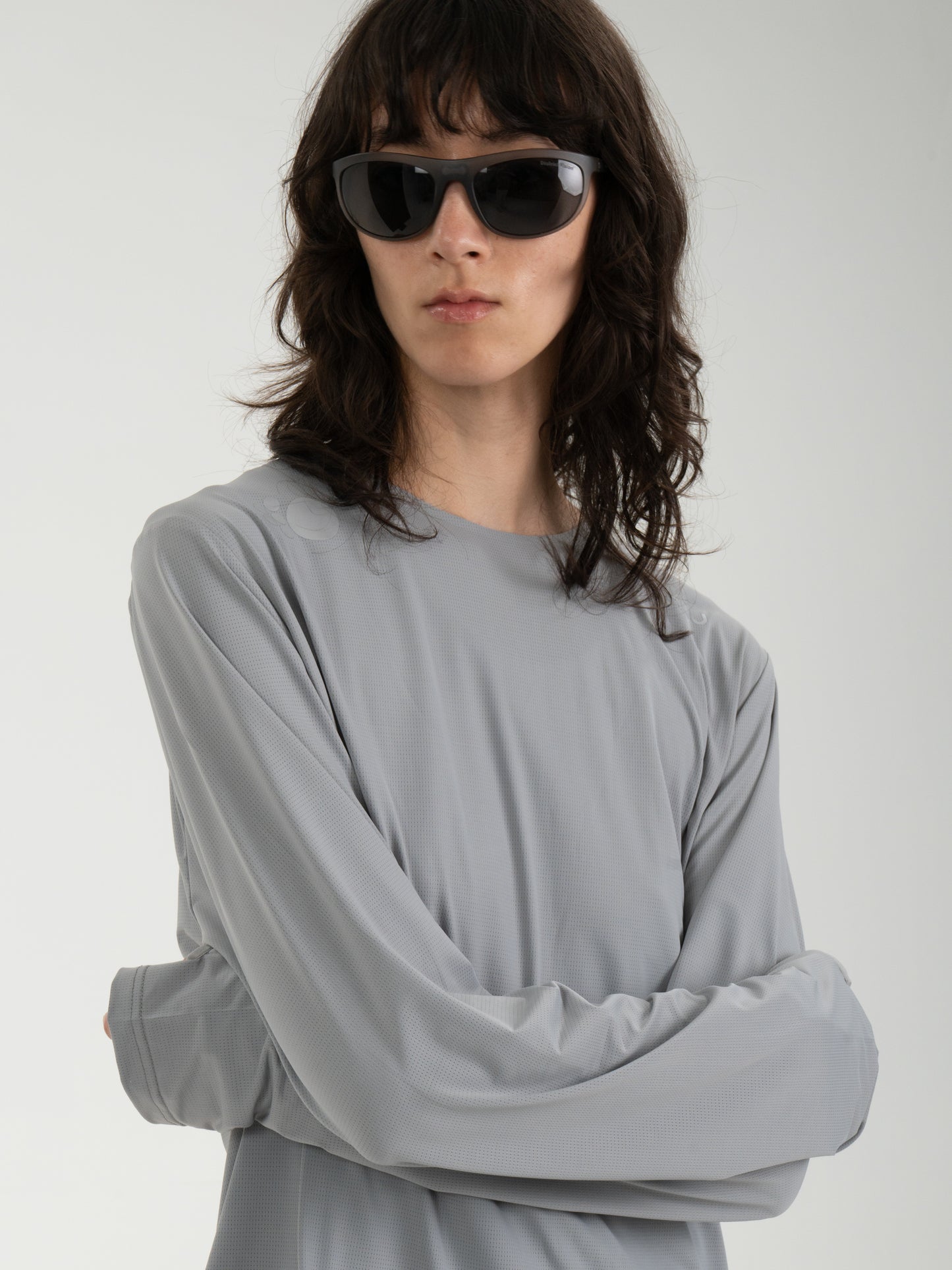 Motion L/S Tee CEMENT