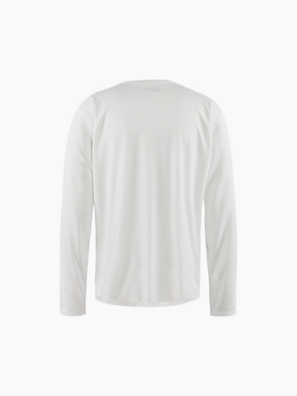 Long Sleeve Boxy Training Tee Lunar White