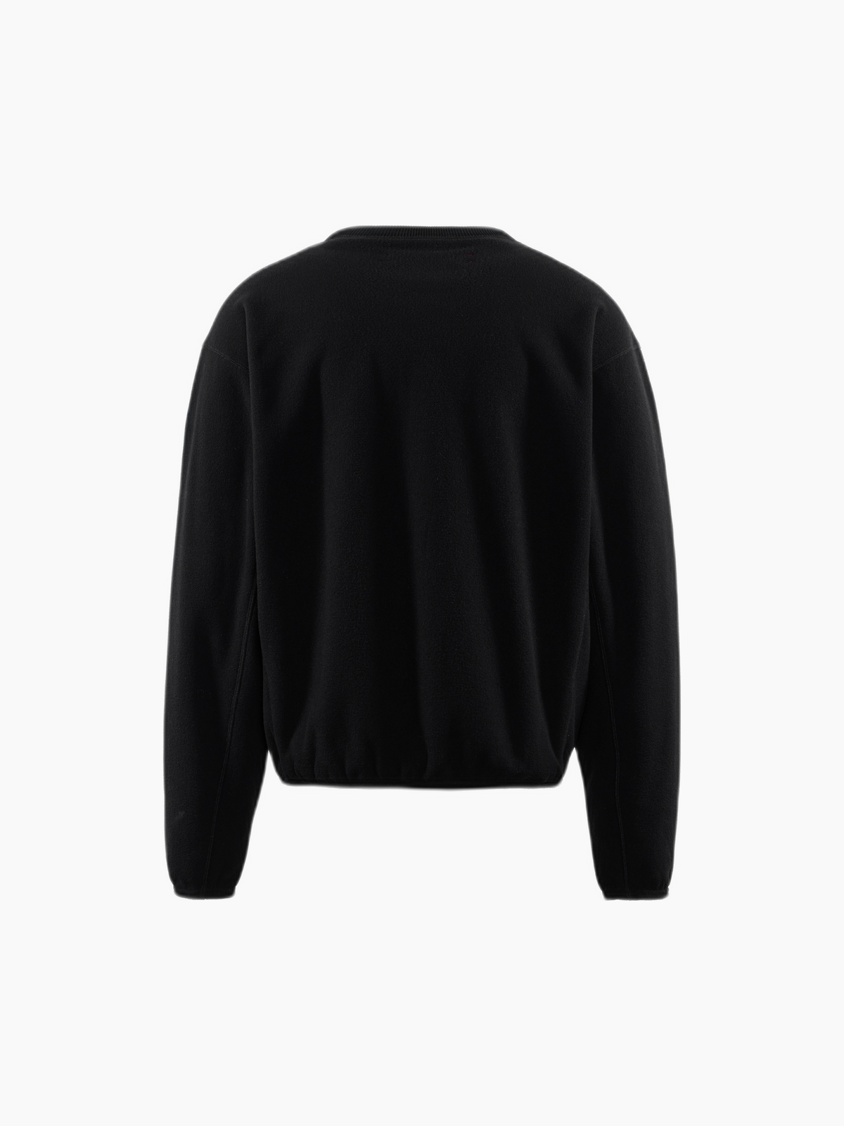 Reverse Brushed Crewneck Fleece Black