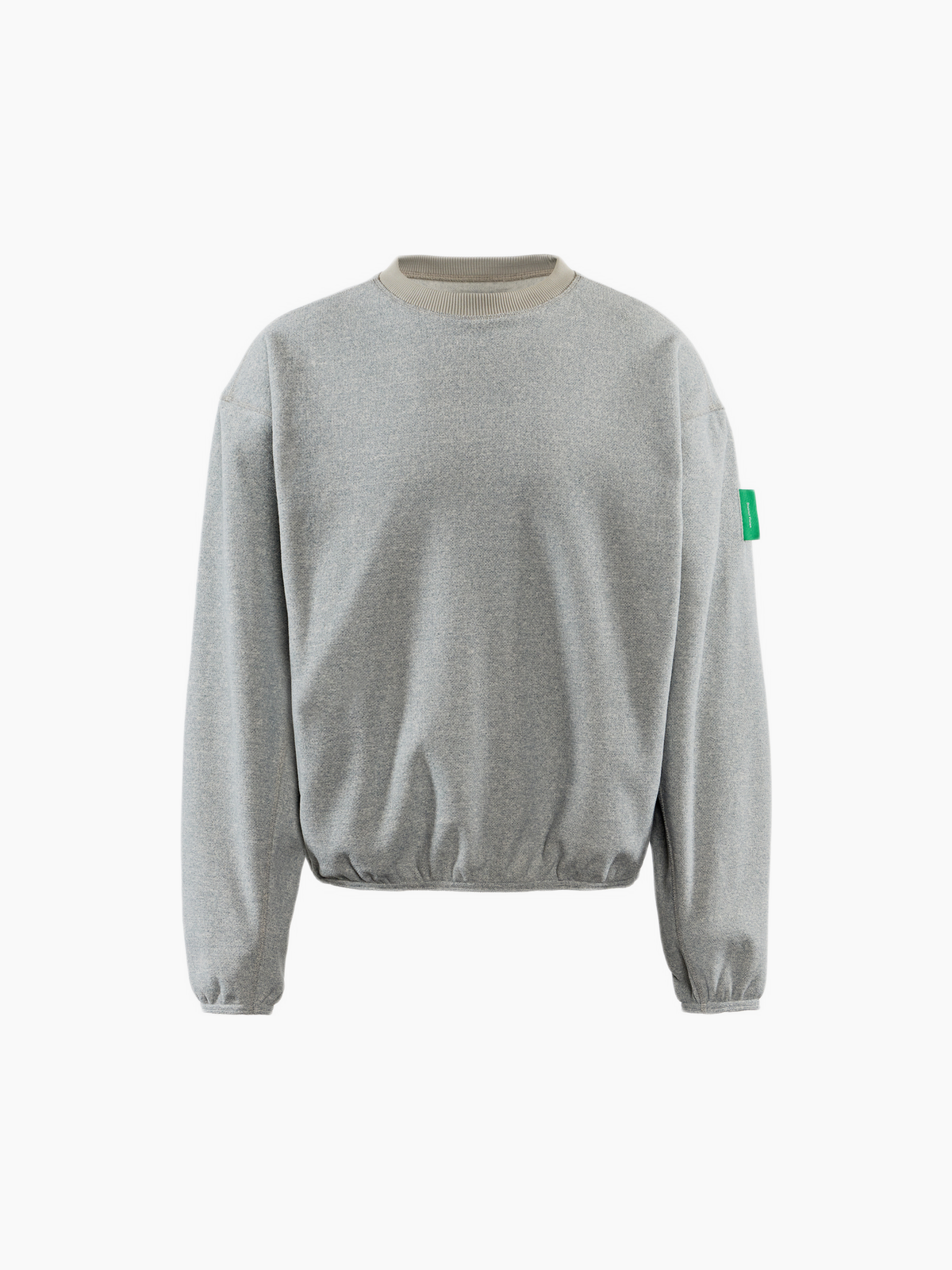 Reverse Brushed Crewneck Fleece Melange Grey