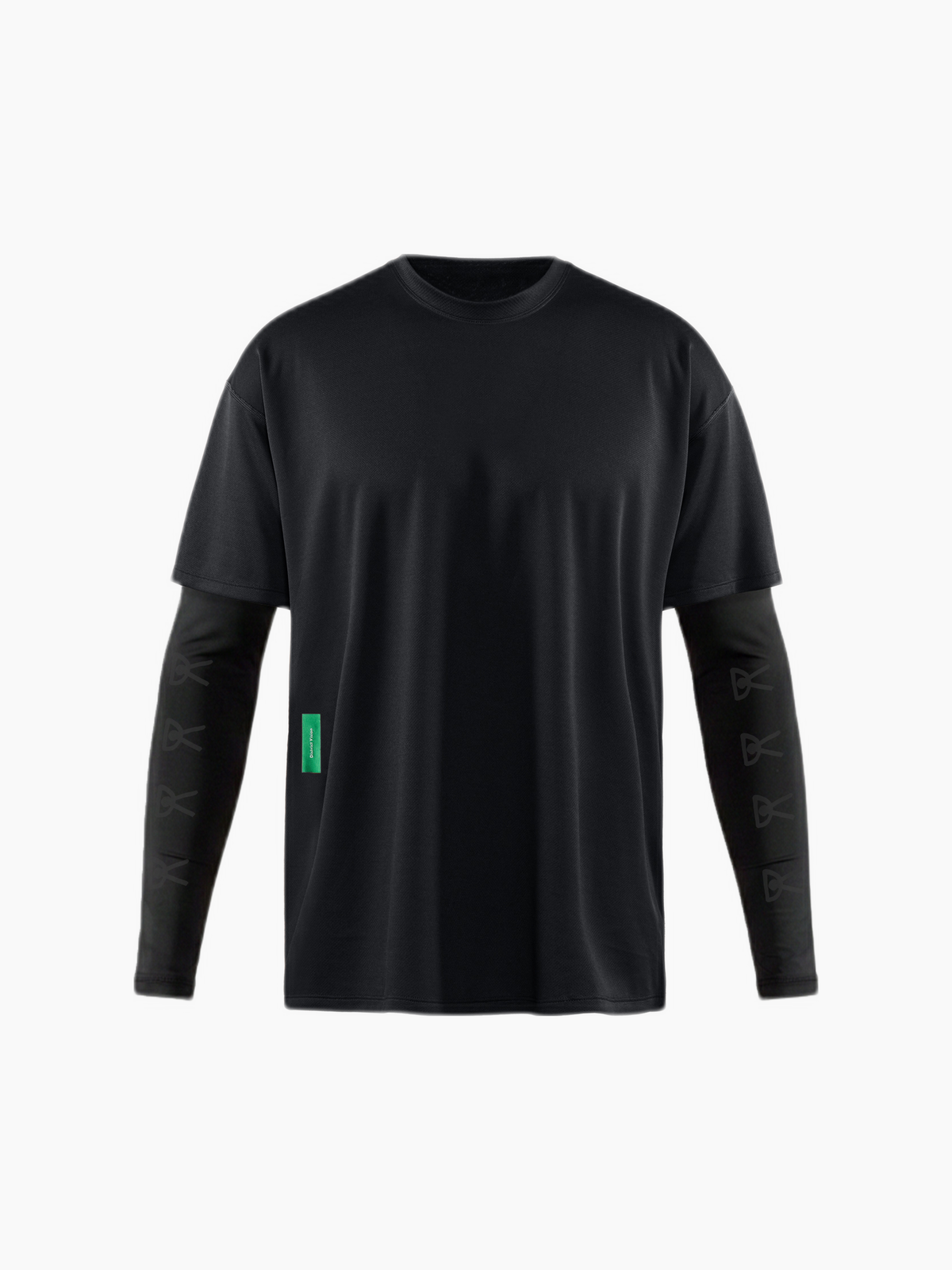 Compression Boxy Training Tee Black/Black