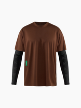 Compression Boxy Training Tee Espresso/Black
