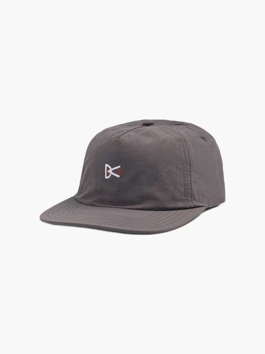 Paneled Nylon Hat Carbon