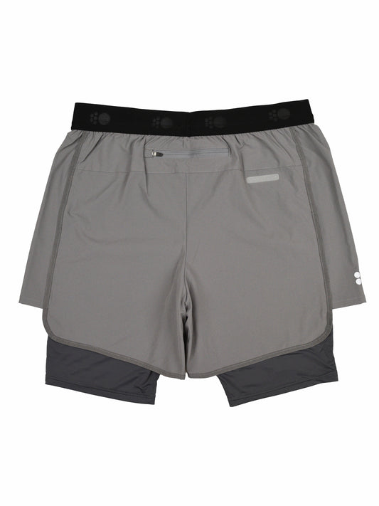 Motion 2-in-1 Shorts CEMENT