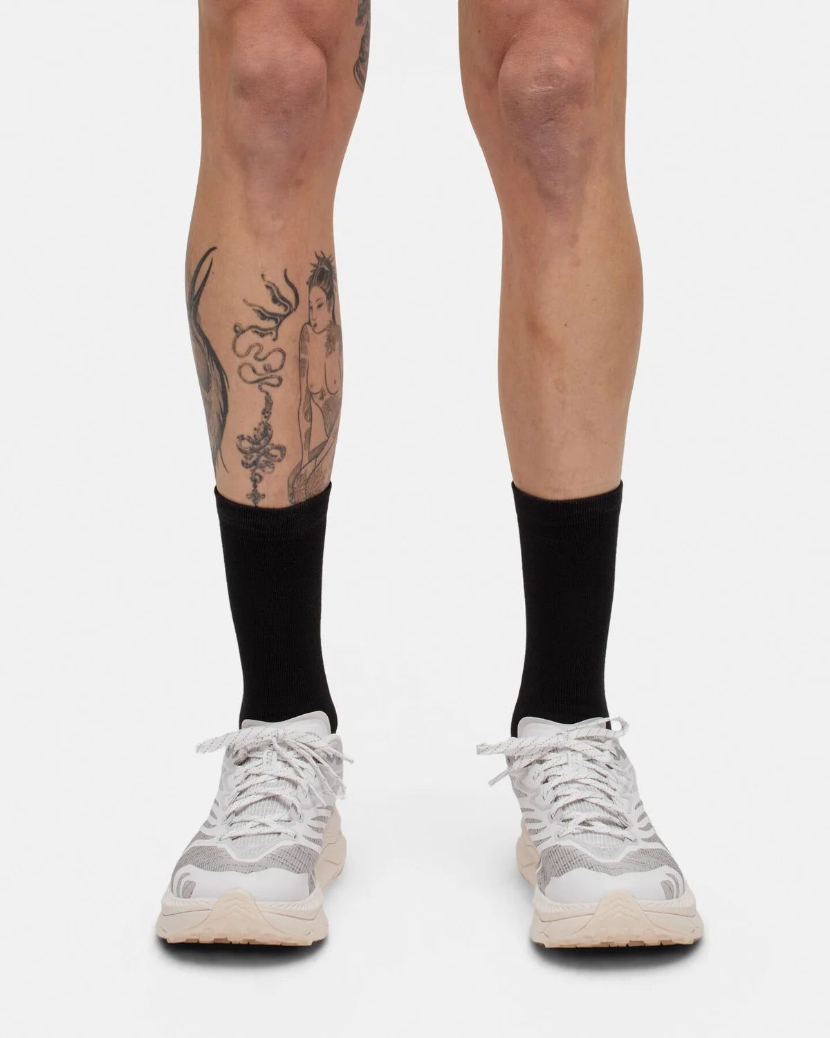 Pattern Active Sock Black Beauty / Reflective