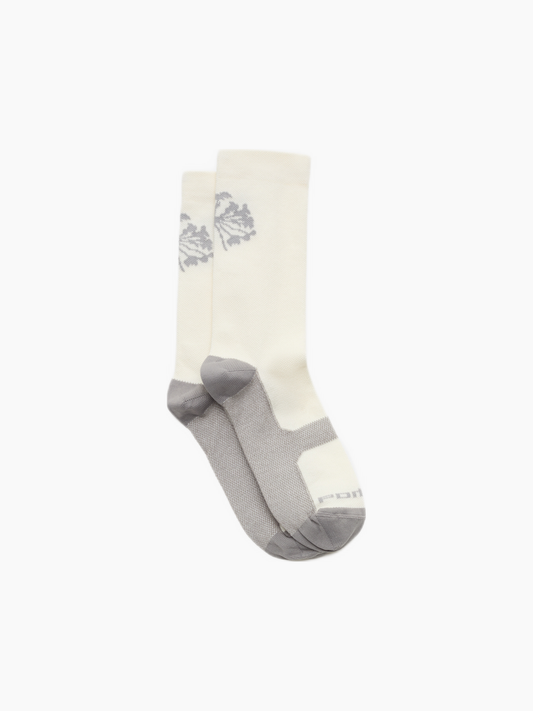 Pattern Active Sock Bone White