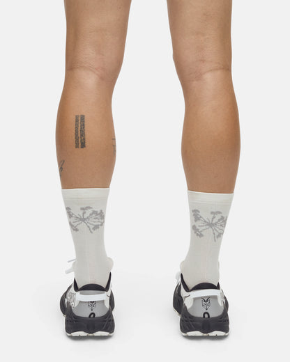 Pattern Active Sock Bone White