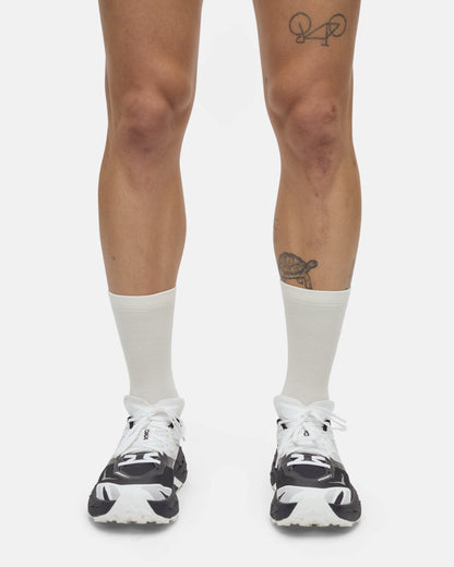 Pattern Active Sock Bone White